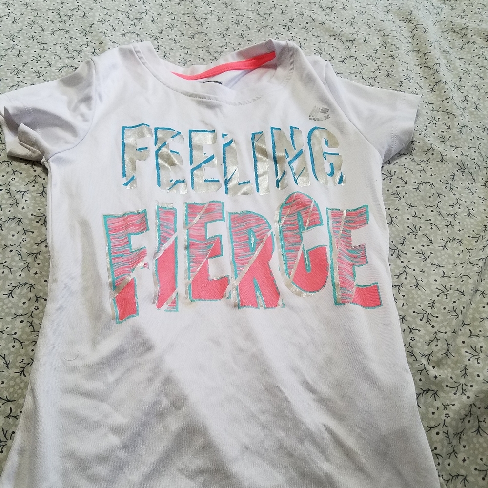 White sports shirt